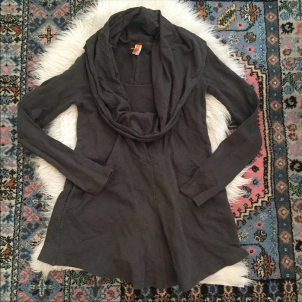 Under Armour {Lucy} long cowl neck tunic, slate